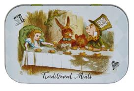 Alice In Wonderland Sugar Free Pocket Mints Tin 35g-UK Goodies