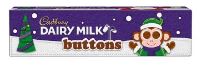 Cadbury Dairy Milk Buttons Christmas Chocolate Tube 72g-UK Goodies