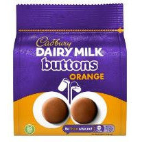 Cadbury Dairy Milk Orange Buttons 110g BBD 18/6/25-UK Goodies