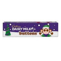 Cadbury Dairy Milk Buttons Christmas Chocolate Tube 72g-UK Goodies