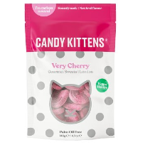 Candy Kittens Very Cherry Gourmet Sweets 140g-UK Goodies