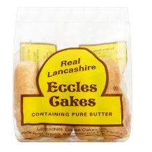 Real Lancashire Eccles Cakes (pack of 4)-UK Goodies