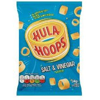 Hula Hoops Salt & Vinegar 34g BBD 28/12/24-UK Goodies