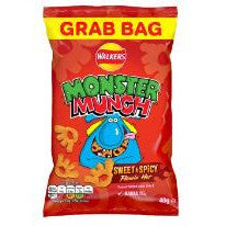 Monster Munch Flamin' Hot 40g BBD 11/1/25-UK Goodies