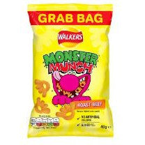 Monster Munch Roast Beef 40g BBD 4/1/25-UK Goodies