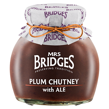 Mrs Bridges Plum Chutney with Ale 285g-UK Goodies