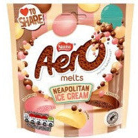 Nestle Aero Melts Neapolitan Ice Cream 86g-UK Goodies