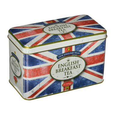 New English Teas - Vintage Style Union Jack Tea Tin-UK Goodies