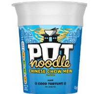 Pot Noodle Chinese Chow Mein 90g 30/5/25-UK Goodies