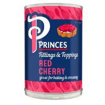 Princes Fillings & Toppings Red Cherry 410g-UK Goodies