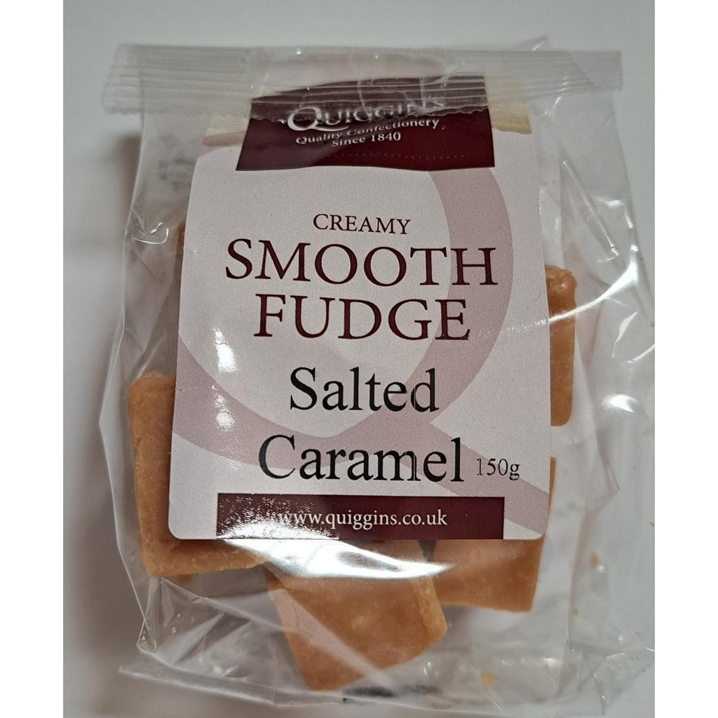 Quiggin's Creamy Smooth Fudge Salted Caramel 150g-UK Goodies