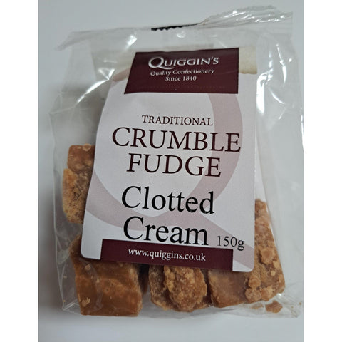 Quiggin's Traditional Crumble Fudge Clotted Cream 150g-UK Goodies