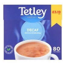 Tetley Decaf 80 Tea Bags-UK Goodies