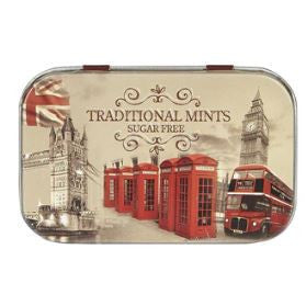 Vintage England Sugar Free Mints Pocket Tin 35g-UK Goodies