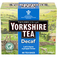 Yorkshire Tea Decaf 80 tea bags-UK Goodies