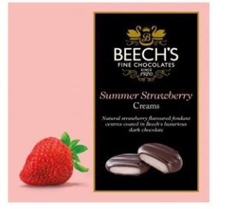 Beech's Strawberry Creams 90g-UK Goodies